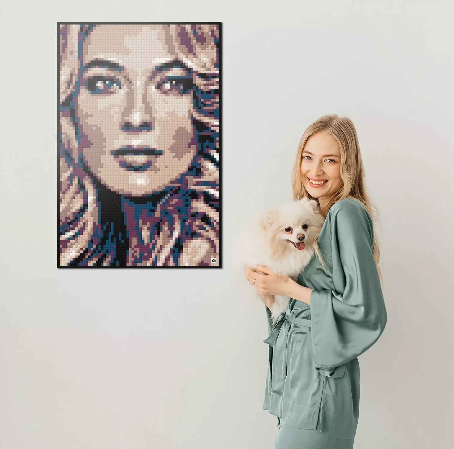 Mozabrick Photo Construction Sets – Build Pixel-Art Portraits from Your Photos - StringArt.lv
