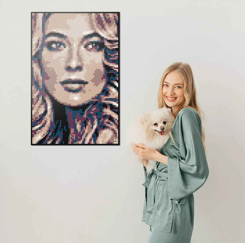 Mozabrick Photo Construction Sets – Build Pixel-Art Portraits from Your Photos