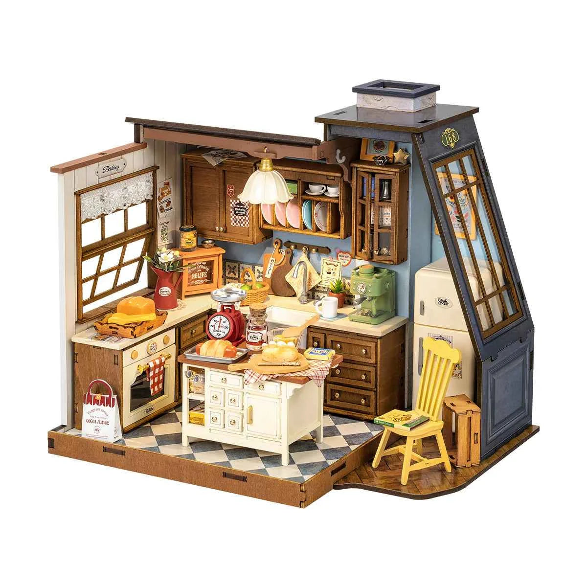Baking Kitchen DIY Miniature House Rolife