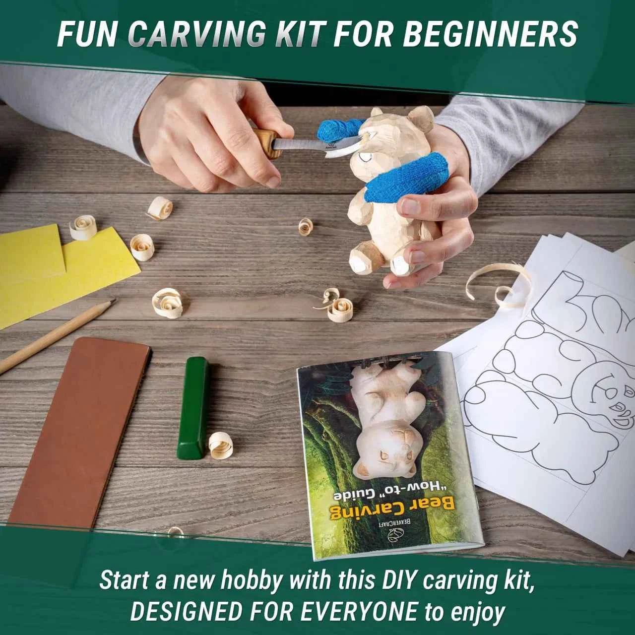 Bear Carving Kit