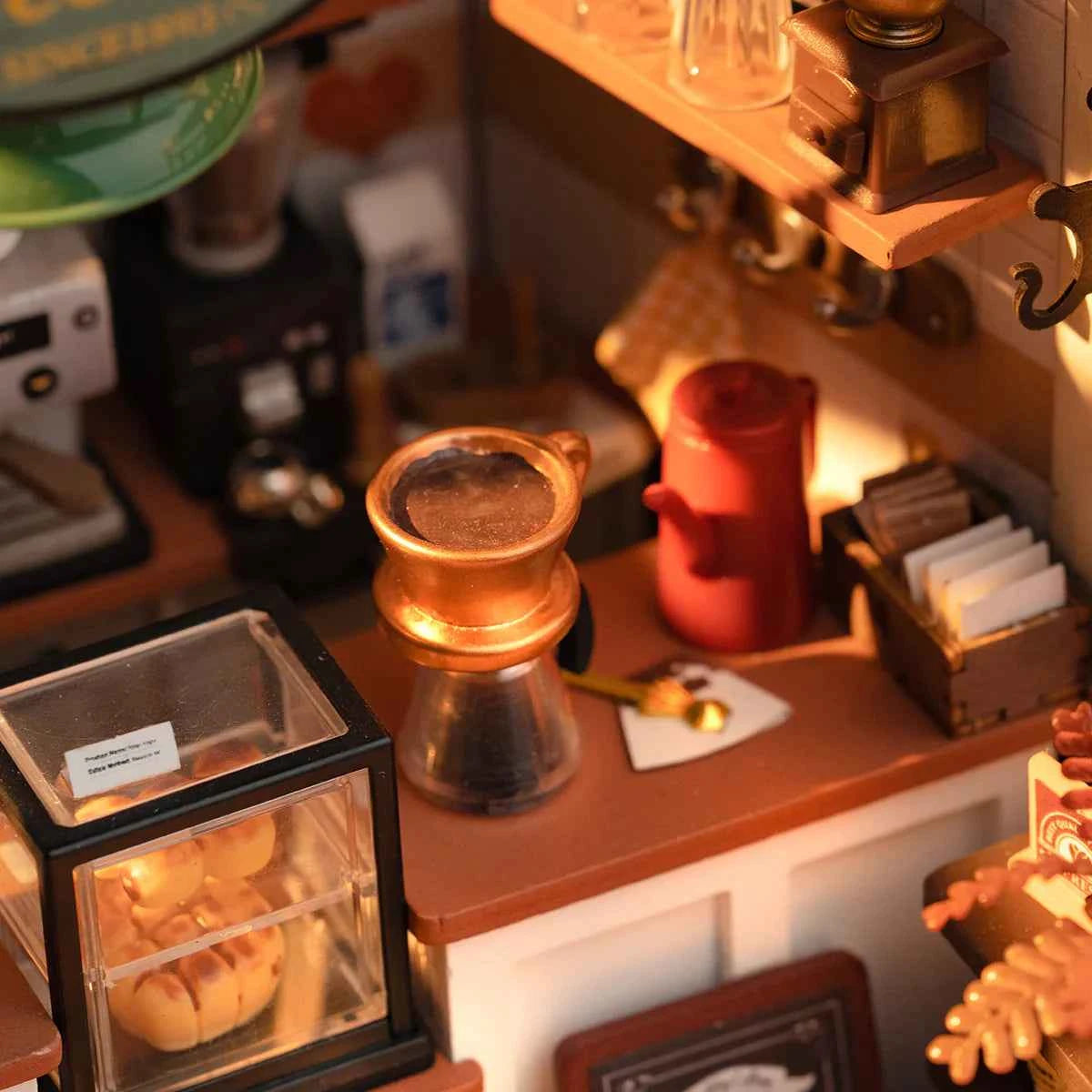 Slow Life Café Miniature House kit Rolife