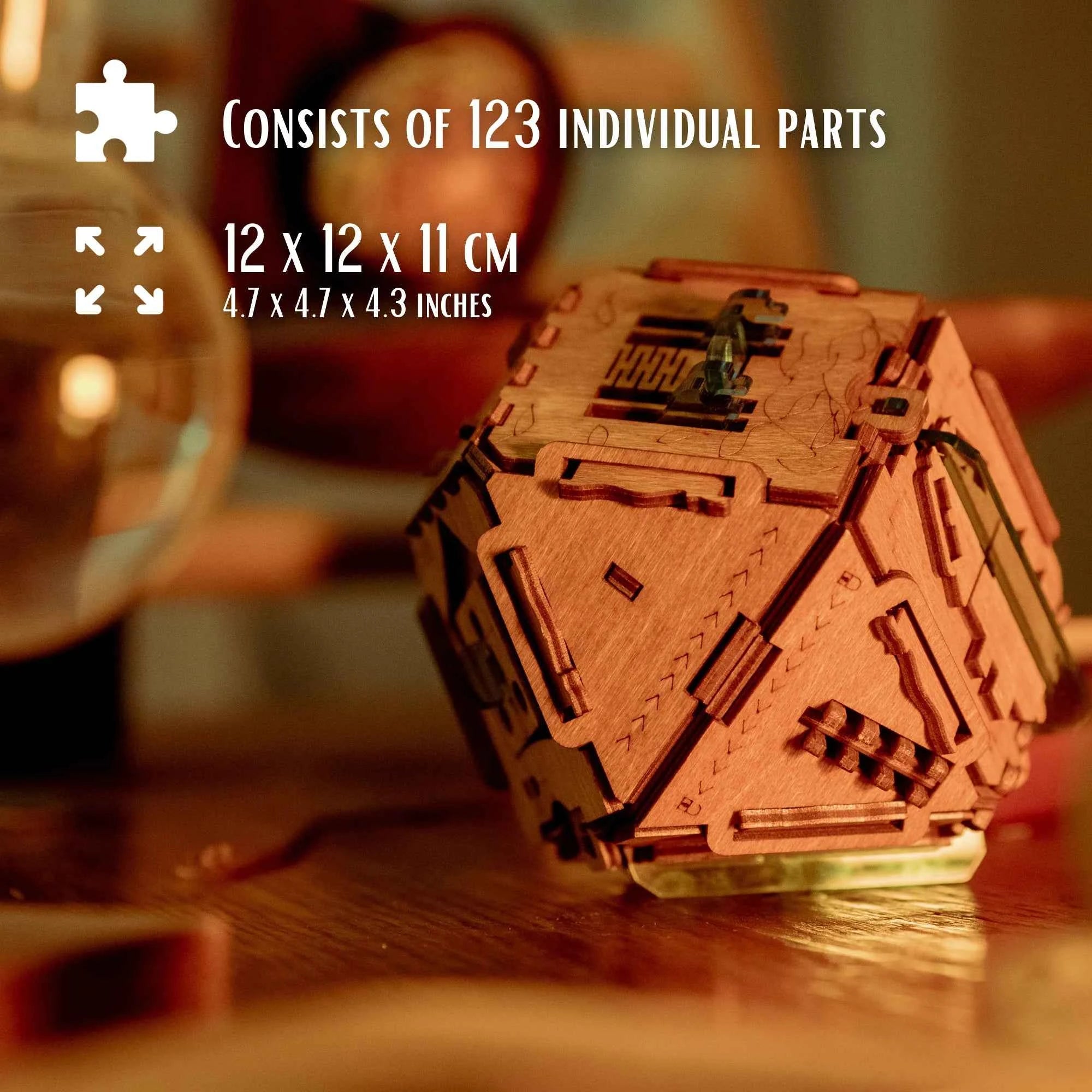 Philosopher's Stone Escape Room Game Puzzle Box for Thrilling Adventure