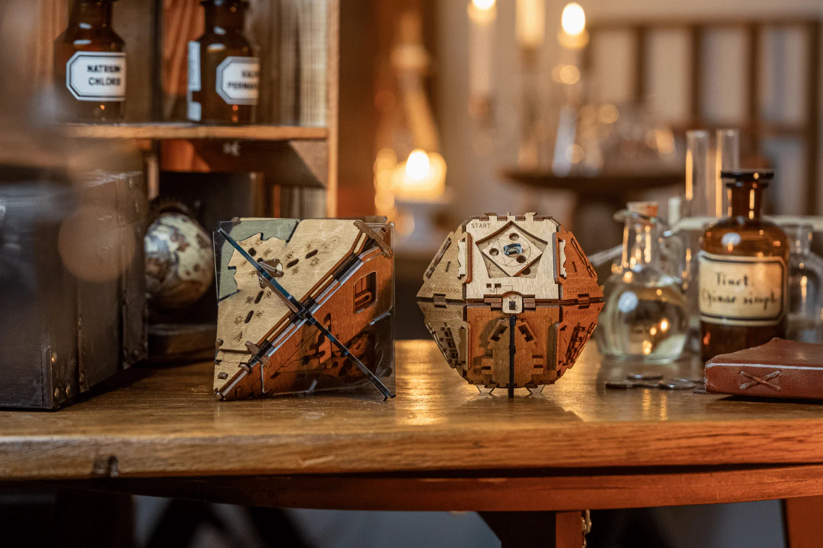 Steen der Wijzen – Houten Escape Room Puzzelbox