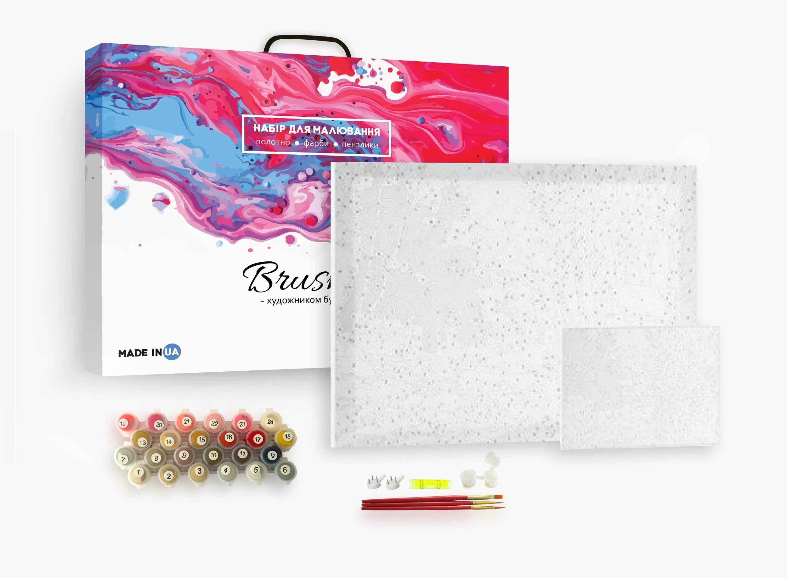 Paint by numbers set