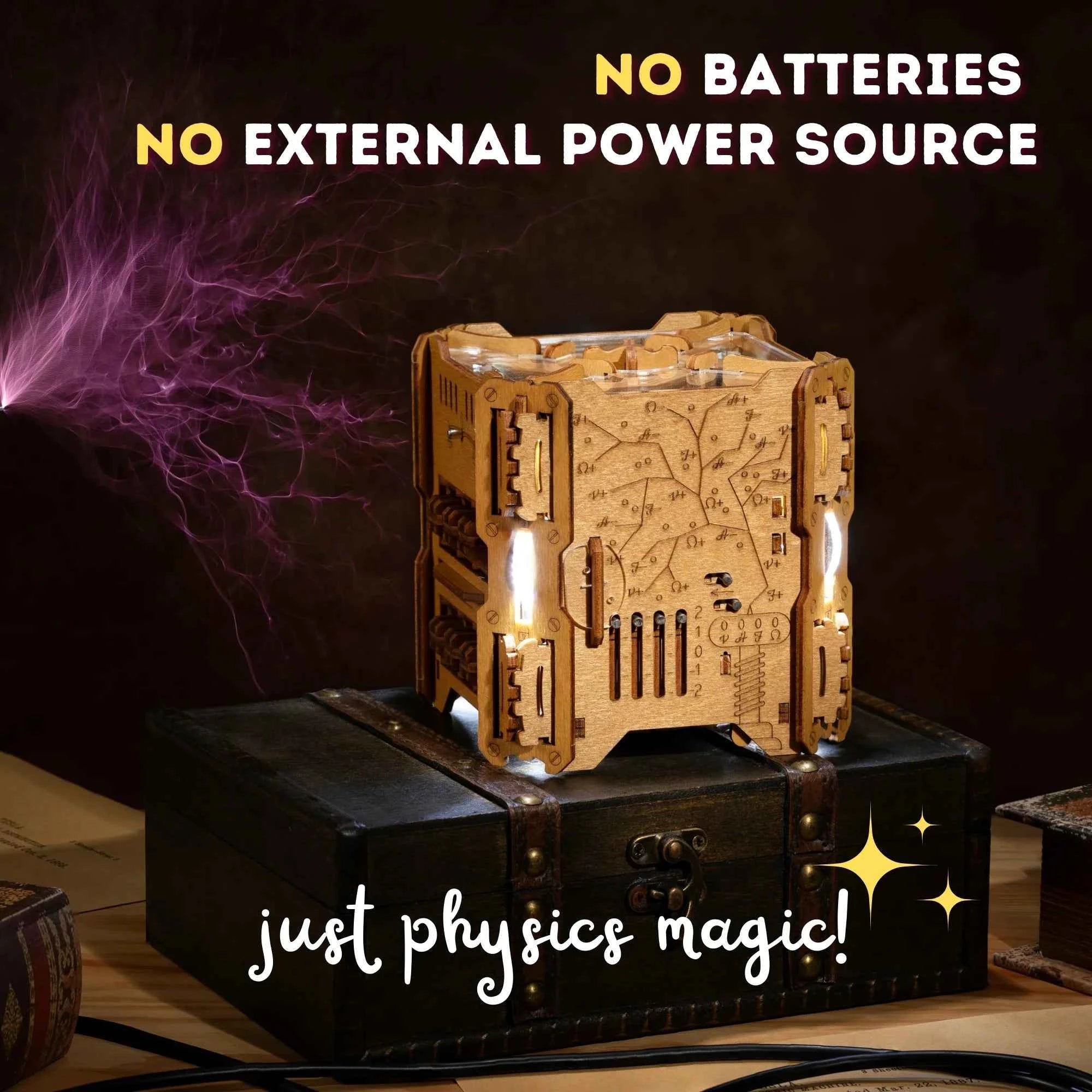 Tesla Box Escape Room Game Puzzle Box - Challenging Puzzle Adventure