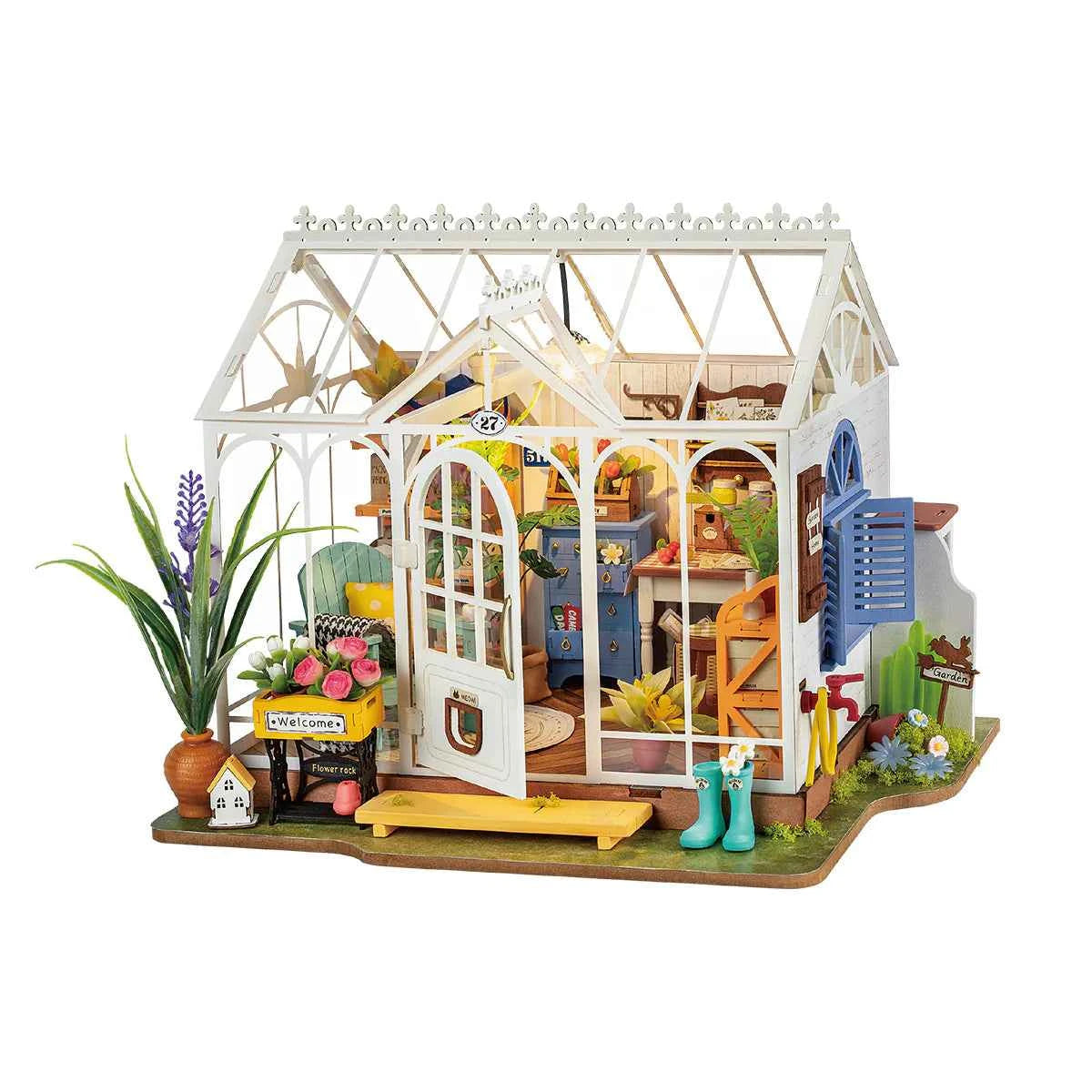 Dreamy Garden House DIY Miniature House Kit Rolife