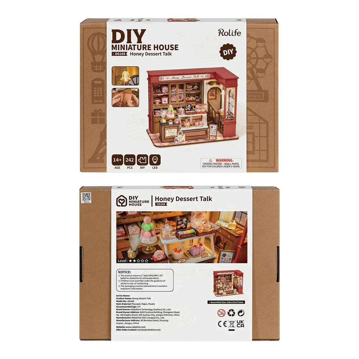 Honey Dessert Talk DIY Miniature House Rolife