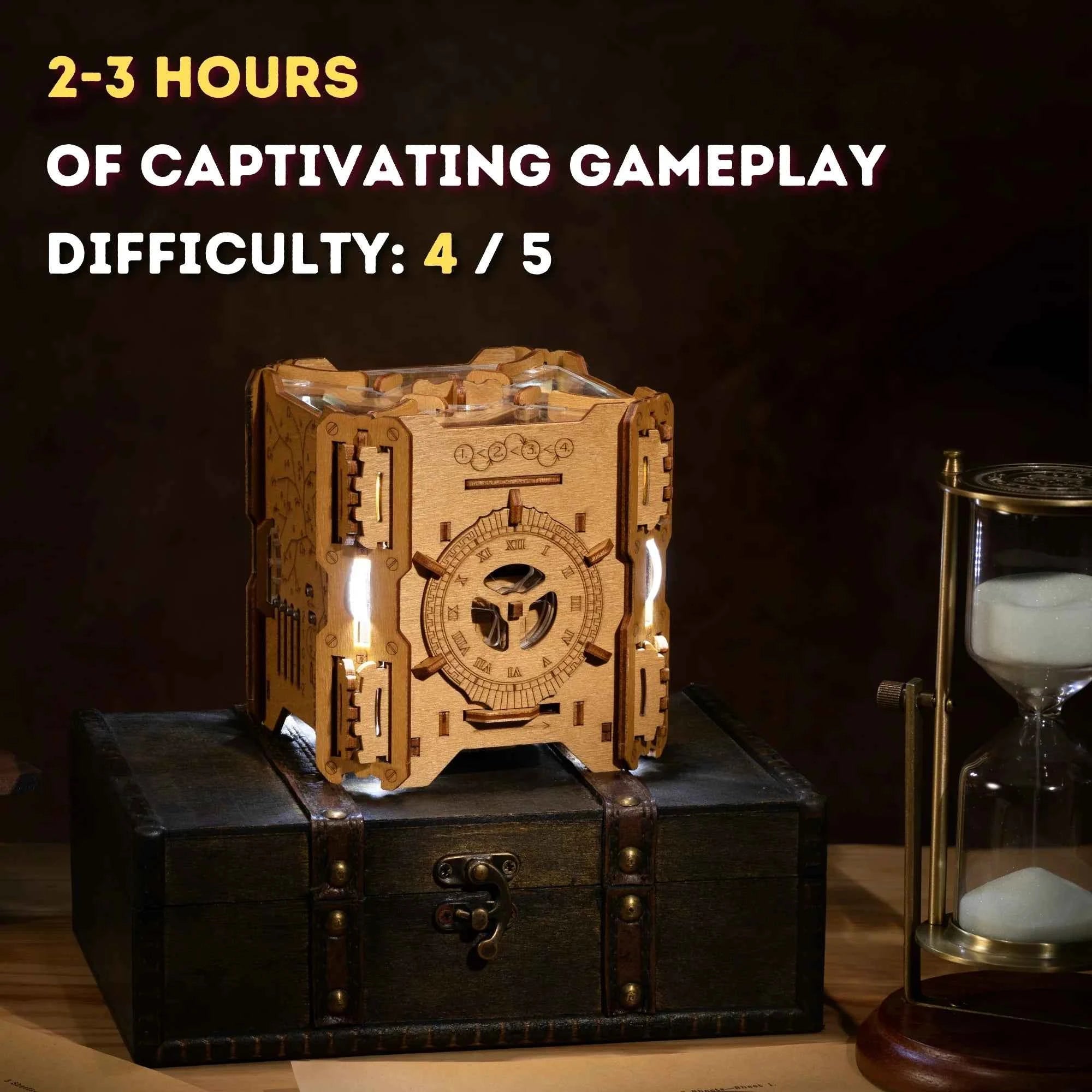 Tesla Box Escape Room Game Puzzle Box - Challenging Puzzle Adventure