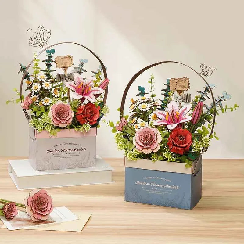 Wooden Flower Basket - RoWood DIY