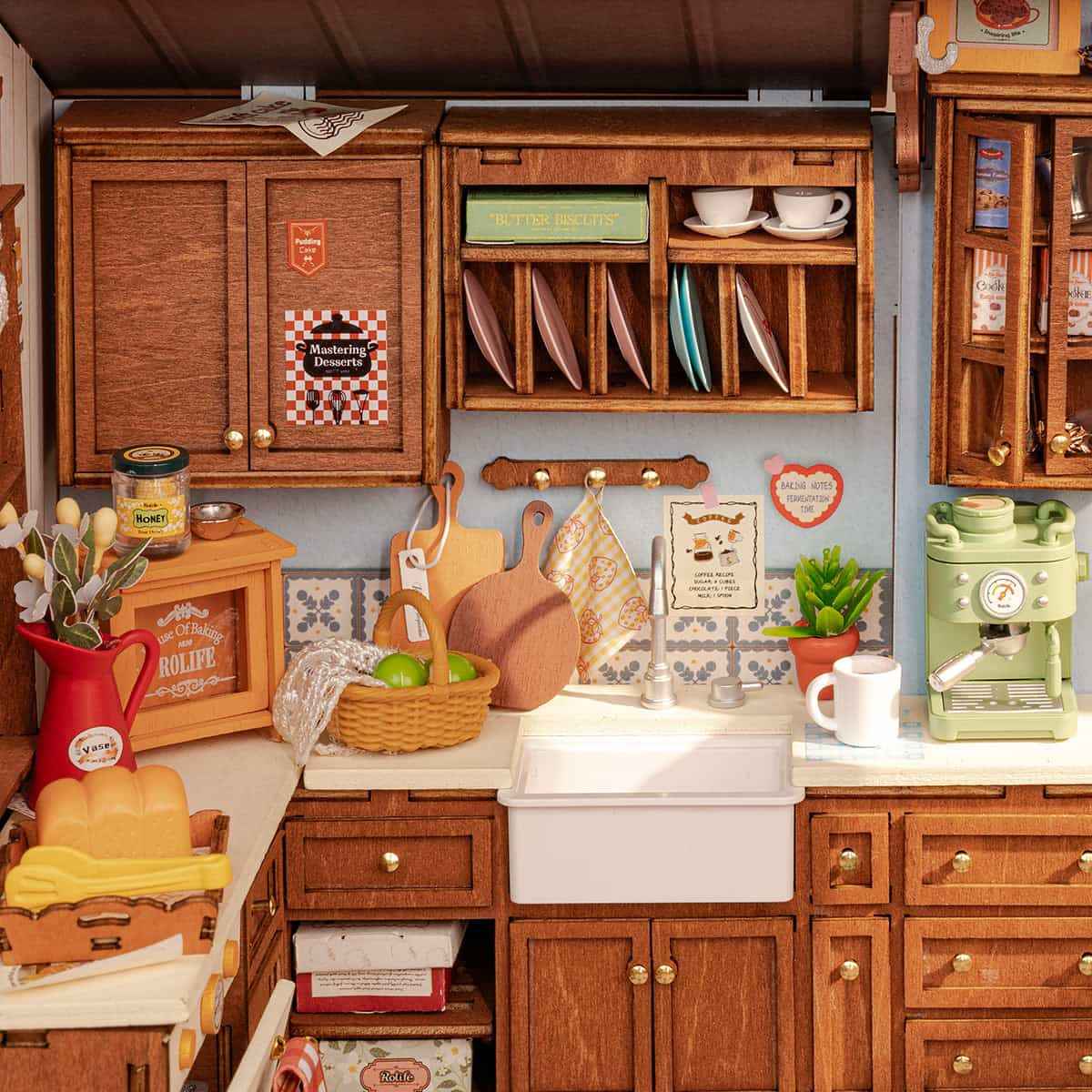 Baking Kitchen DIY Miniature House Rolife