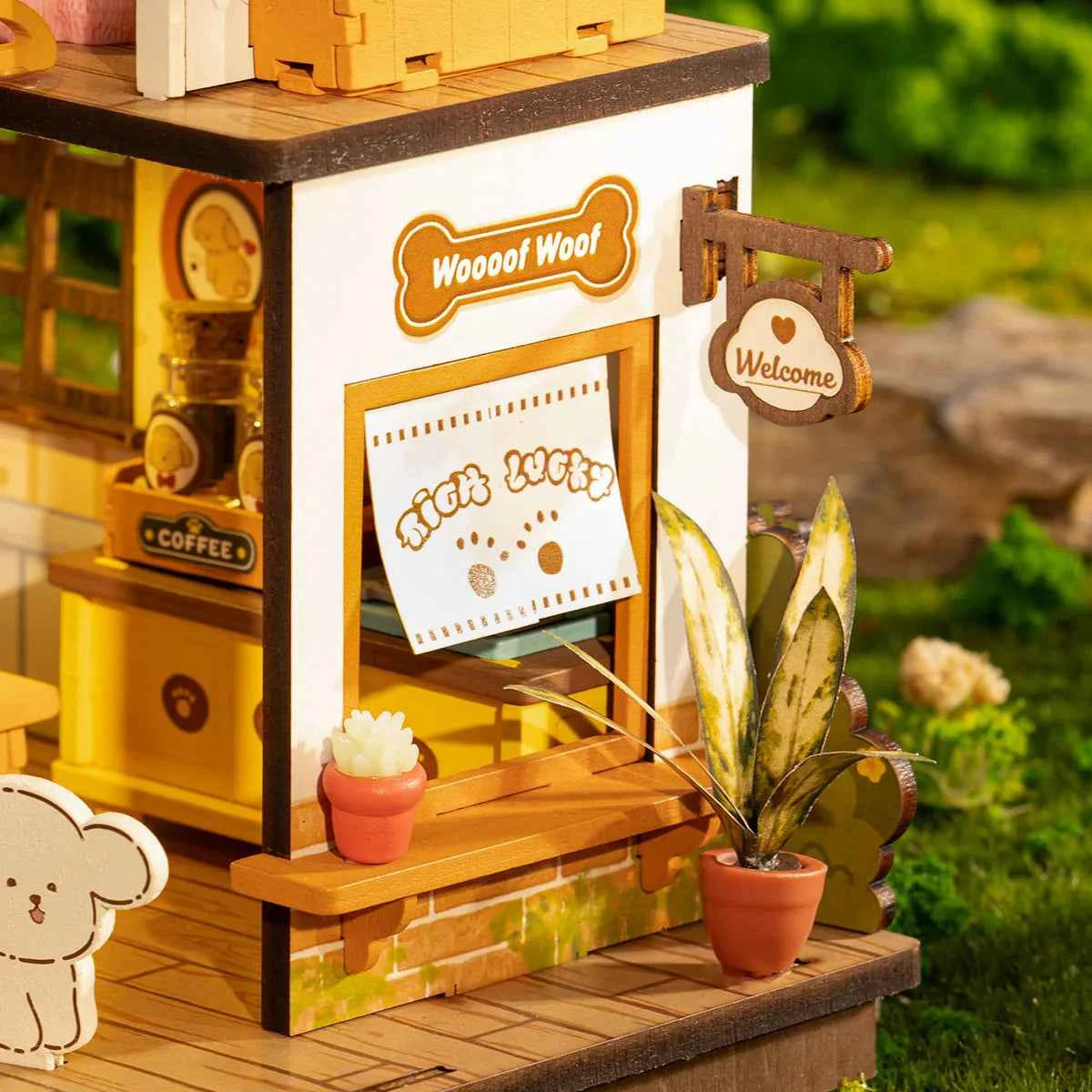 Puppy’s Cozy Villa DIY Miniature House Rolife