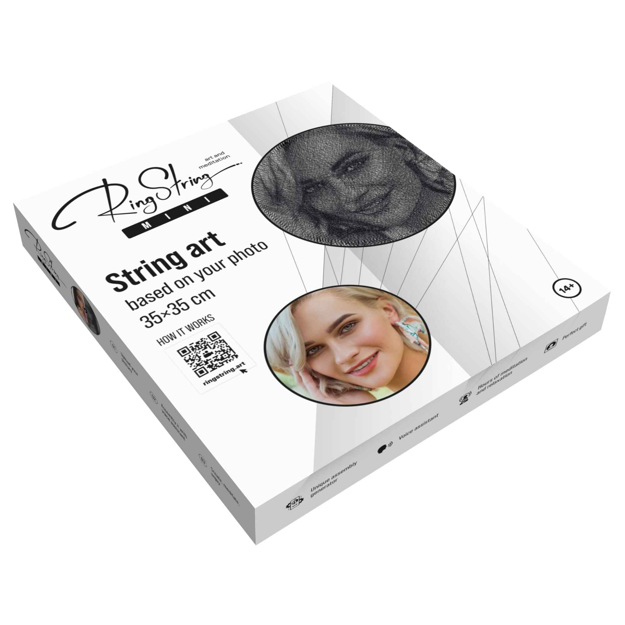 RingString Mini - String art kit based on your photo