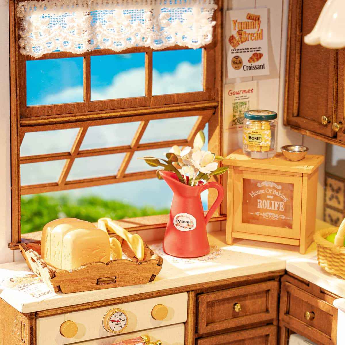 Baking Kitchen DIY Miniature House Rolife