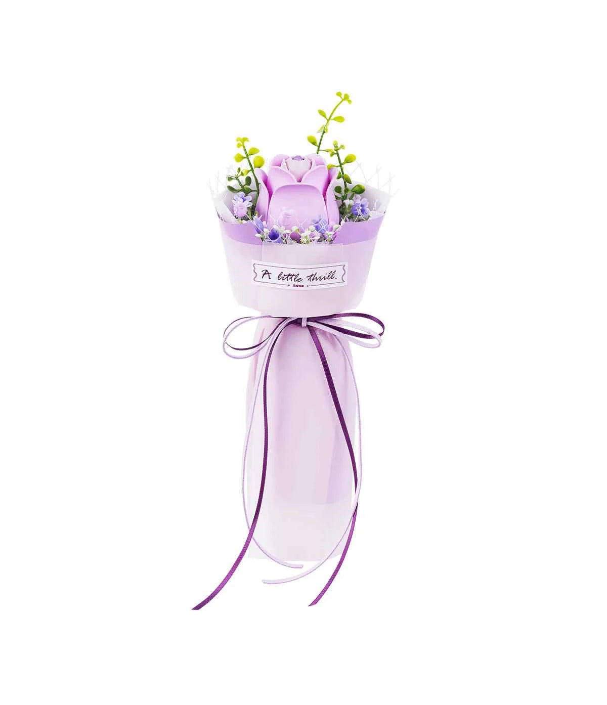 Purple Rose DIY Bouquet 3D Puzzle