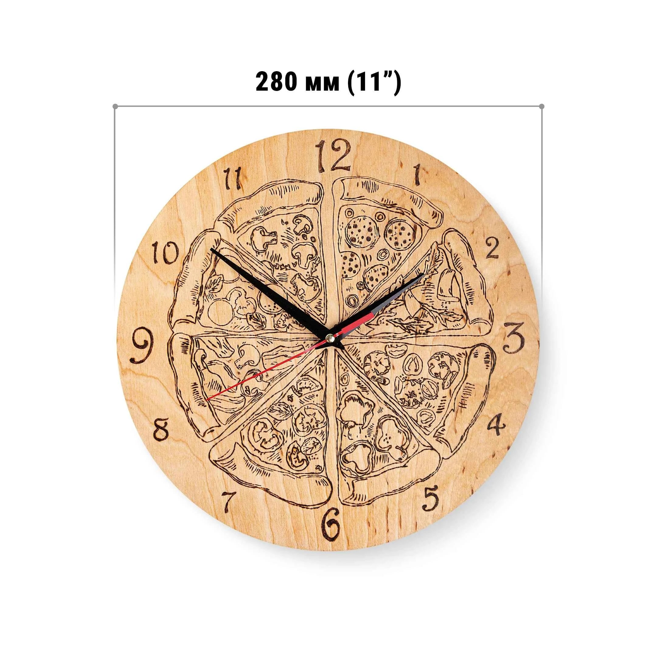 Wooden Clock DIY Pyrography Kit