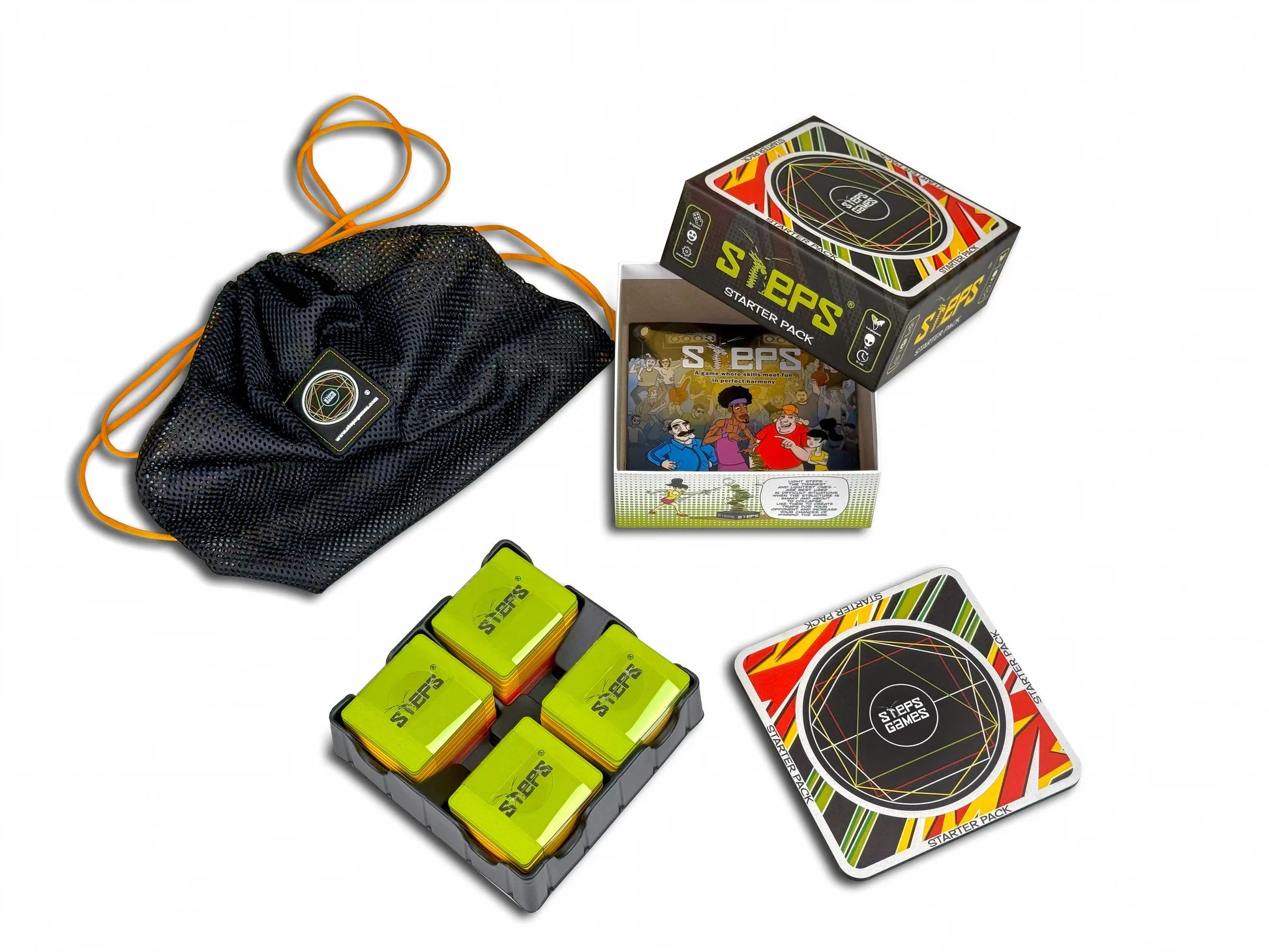 Board game Steps Starter Pack 1-4 Players 32 Squares