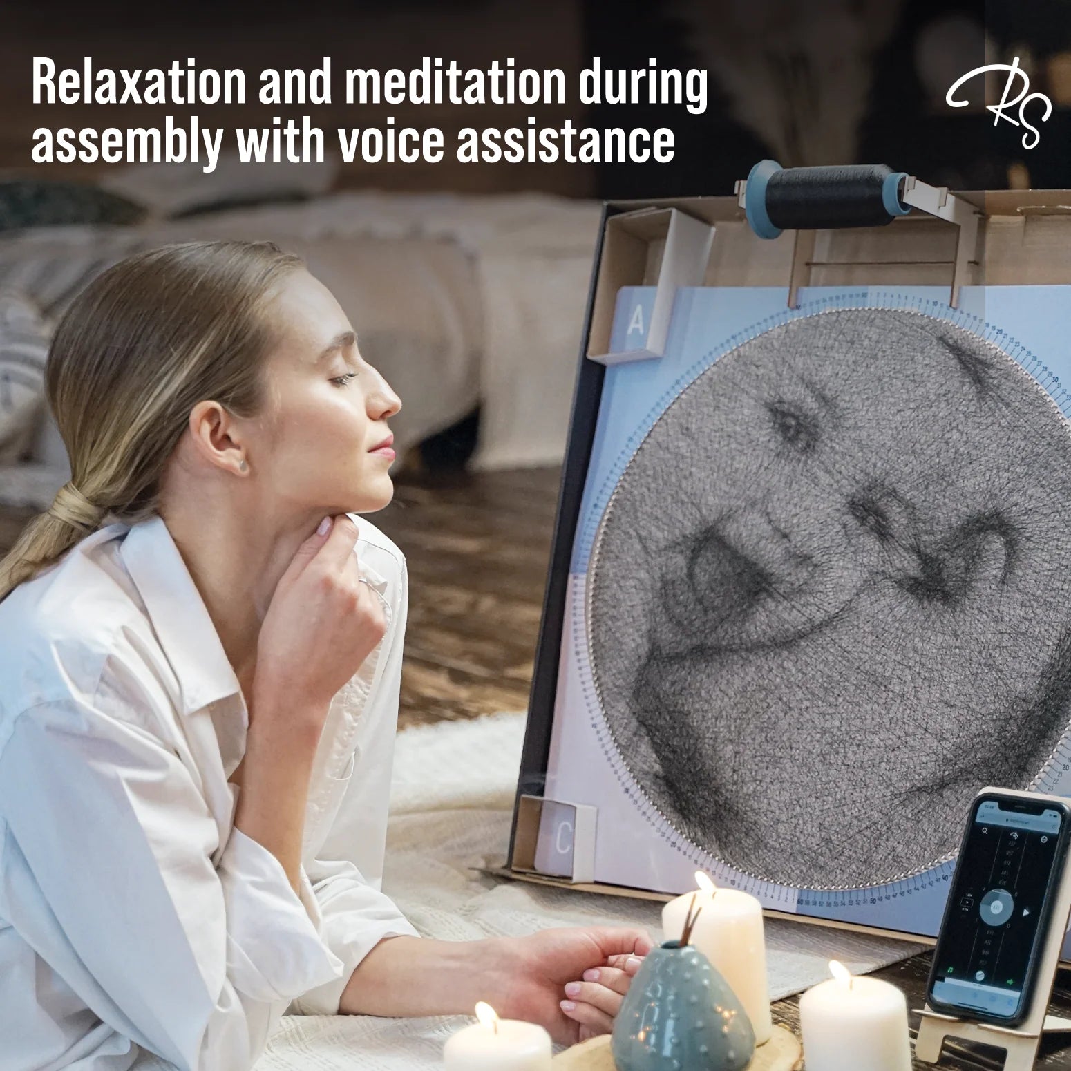 RingString - String art kit based on your photo