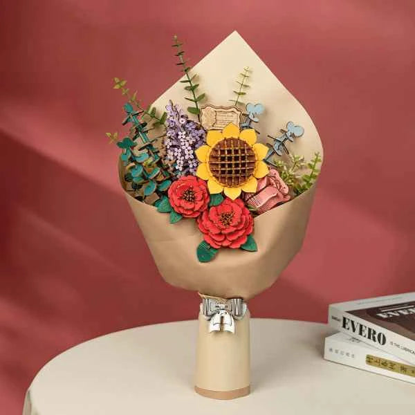 Wooden Flower Bouquet - RoWood DIY