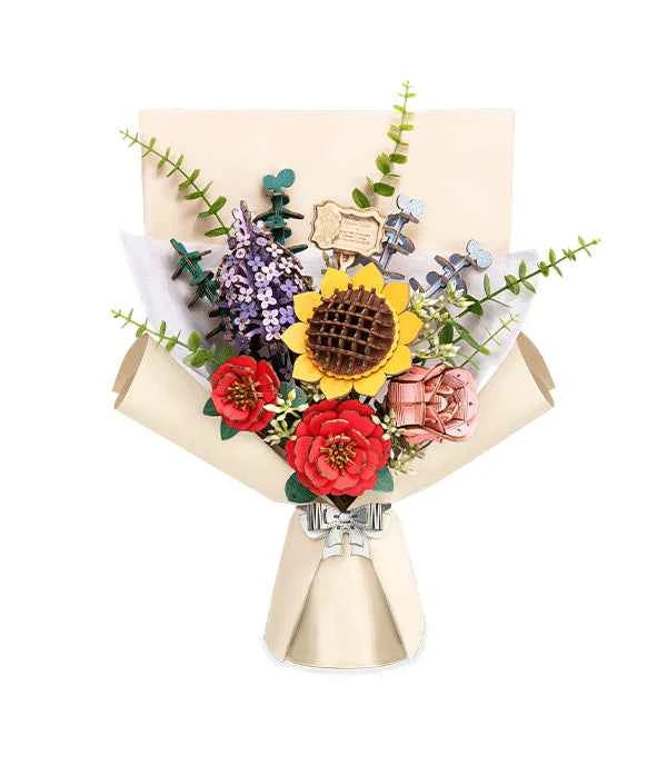 Wooden Flower Bouquet - RoWood DIY