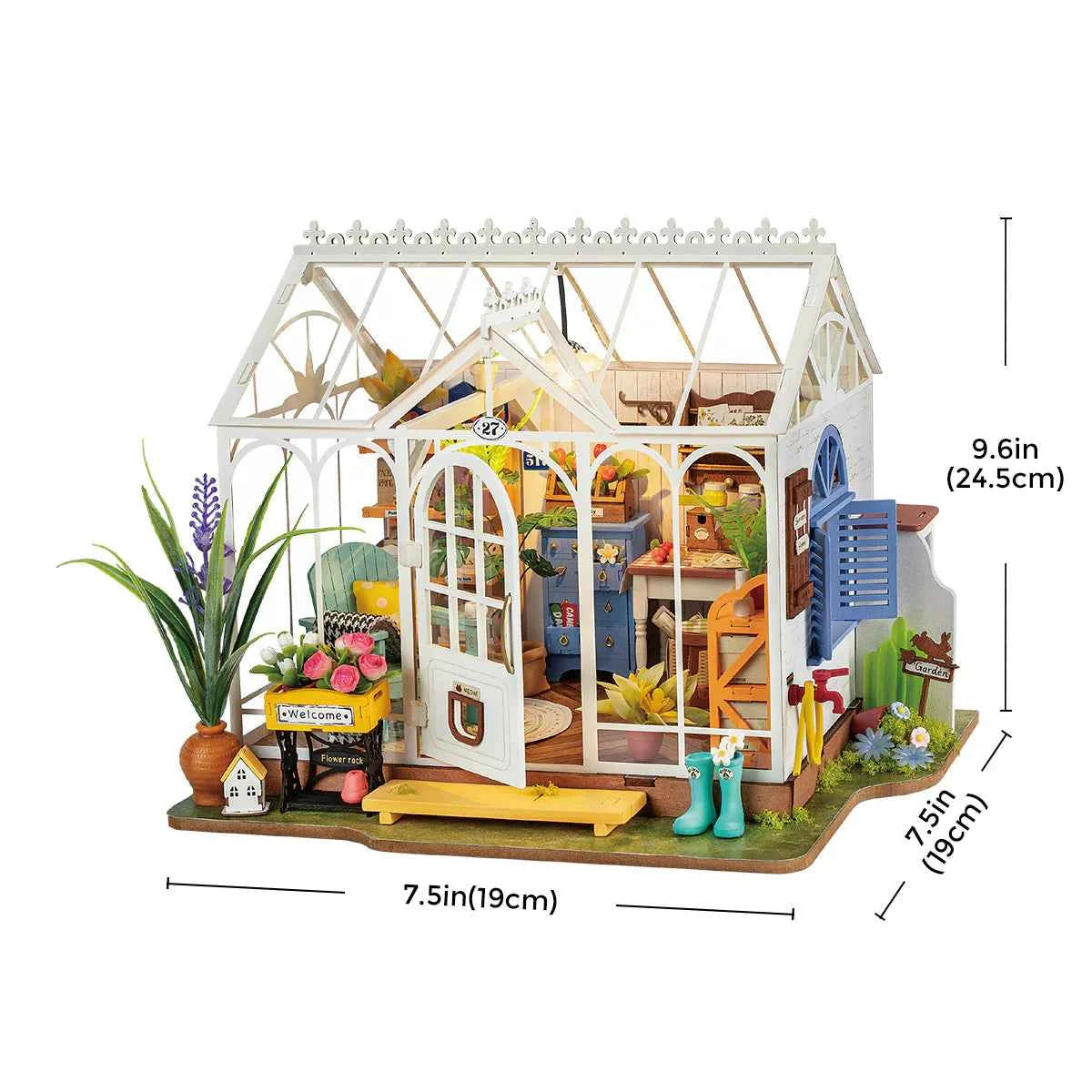 Dreamy Garden House DIY Miniature House Kit Rolife