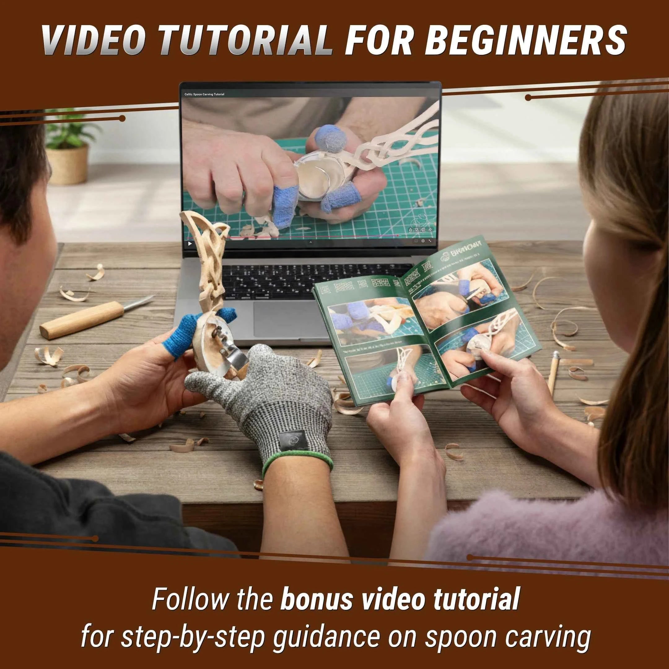 Celtic Spoon Carving Kit