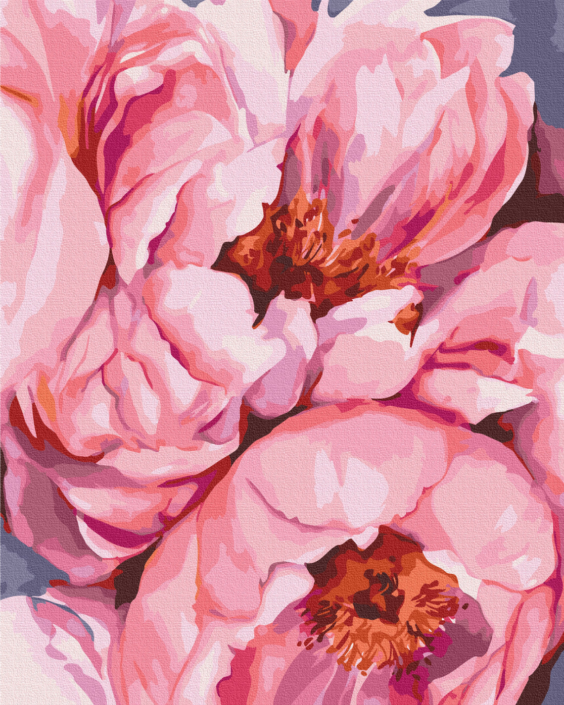 Painting by numbers Luxury of petals © Karolina Bundash (BS53941)