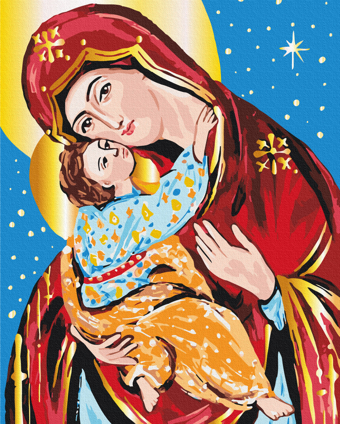 Painting by numbers Blessed love © Karina Zimina (BS53969)