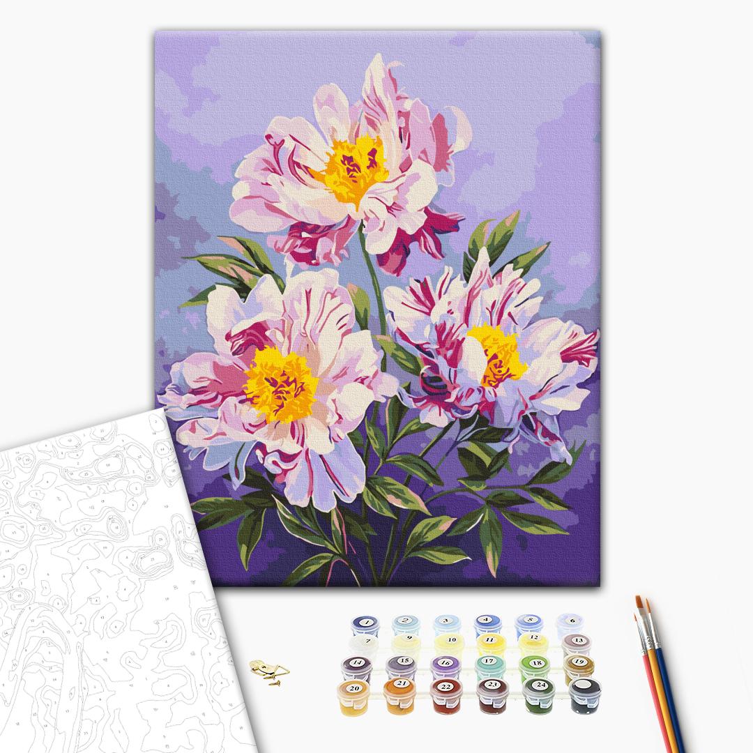 Painting by numbers The kingdom of peonies © Anna Steshenko (BS53920)