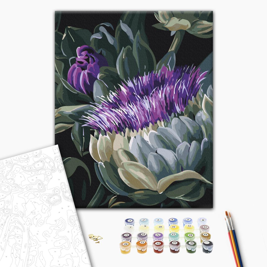 Painting by numbers Strange flowers © Yana Biluhina (BS54059)