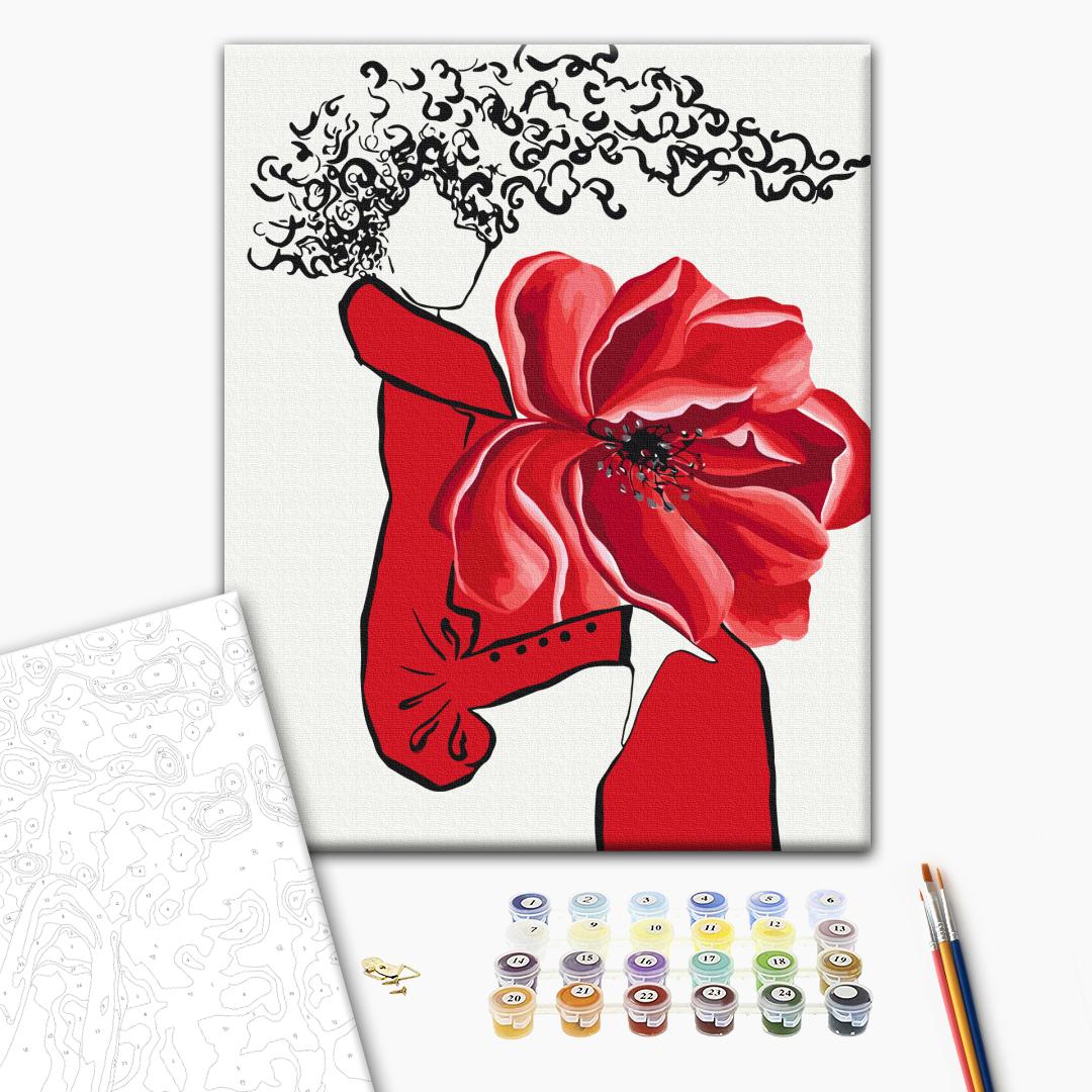 Painting by numbers Red fantasy © LUNATART (BS54057)