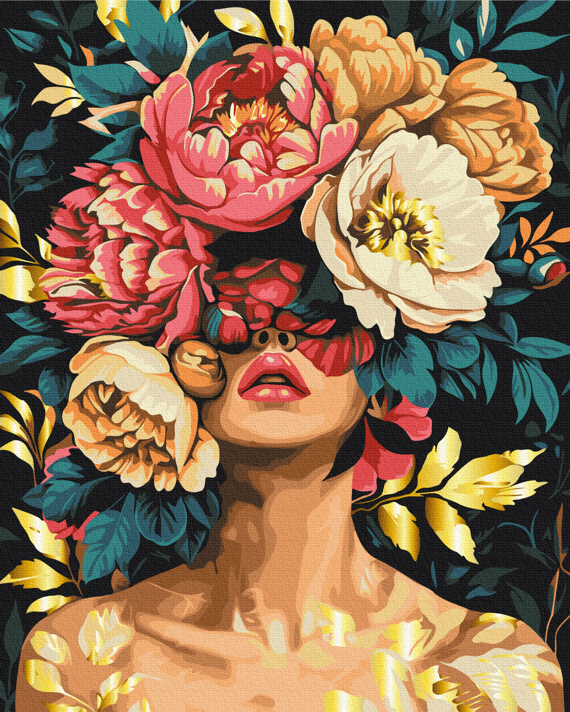 Painting by numbers The magic of petals (BS54009)