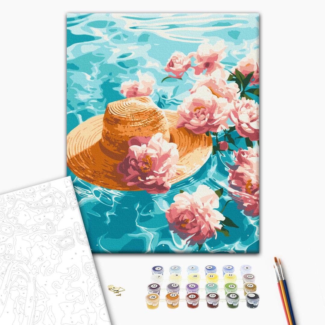 Painting by numbers Water peonies (BS54087)
