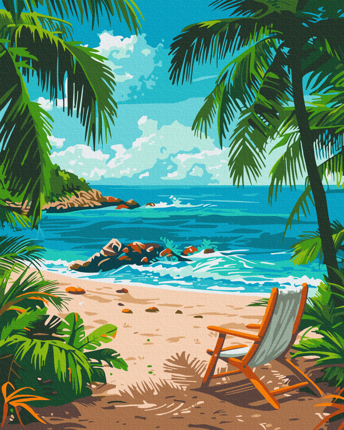 Painting by numbers Summer idyll (BS54091)