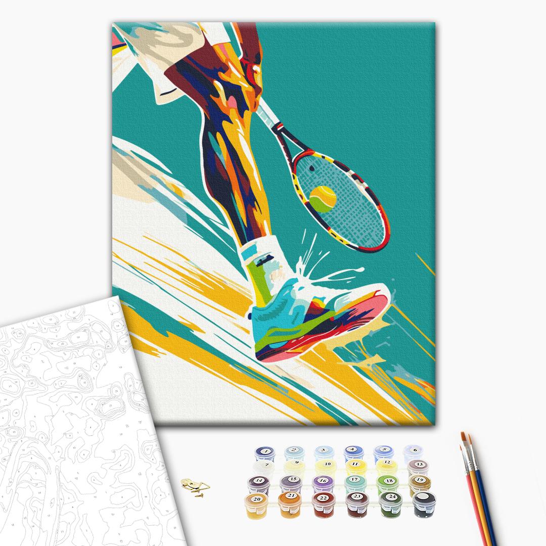 Painting by numbers Play tennis (BS54103)