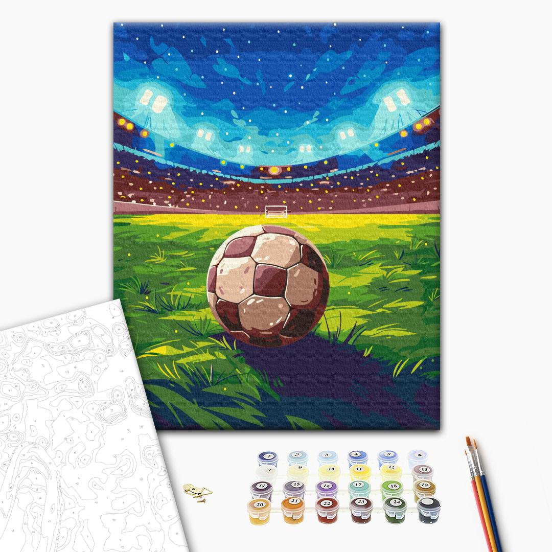 Painting by numbers Soccer match (BS54112)