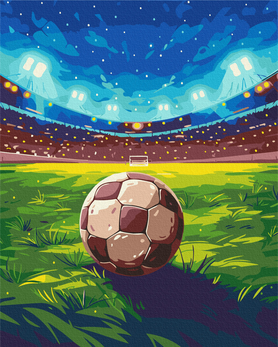 Painting by numbers Soccer match (BS54112)