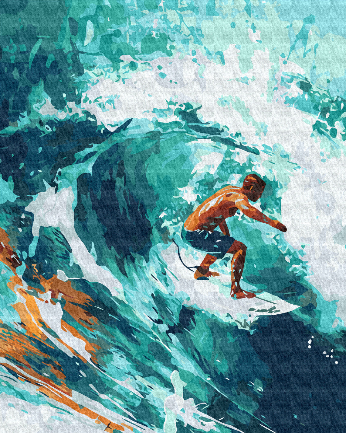 Painting by numbers Surfer of the soul (BS54101)