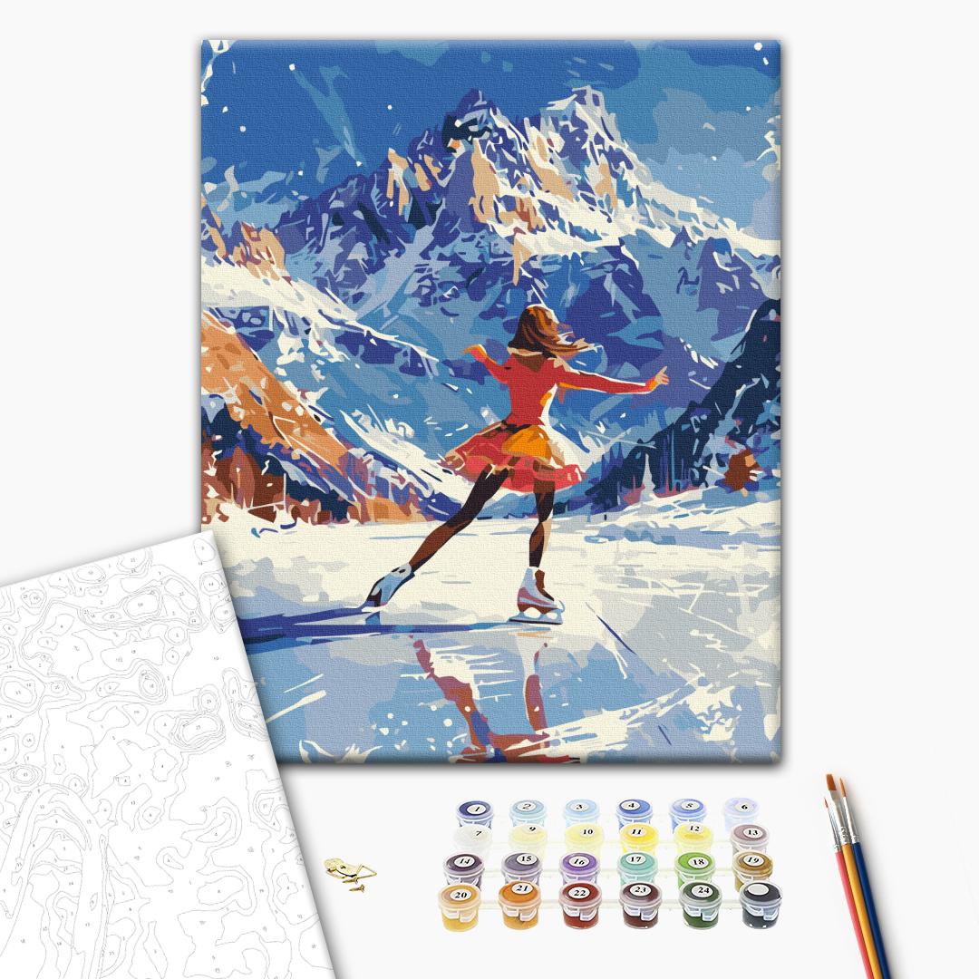 Painting by numbers Dance on the ice (BS54113)