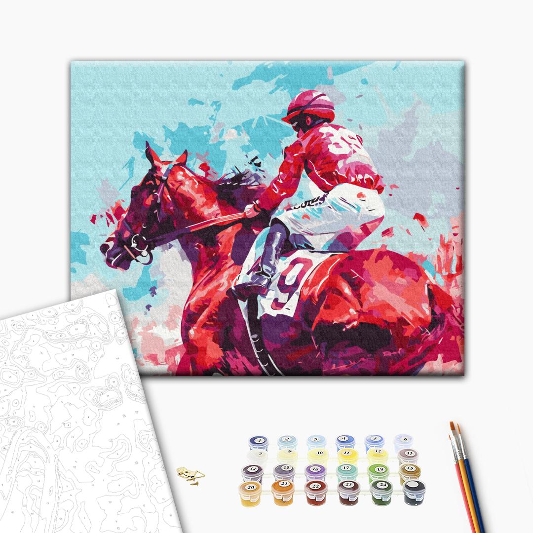 Painting by numbers The rider of victory (BS54102)