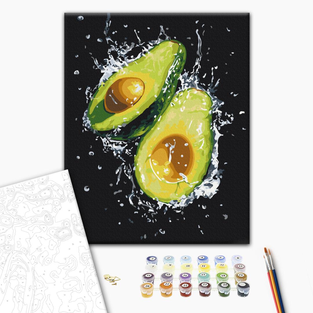 Painting by numbers The freshness of the avocado (BS54147)