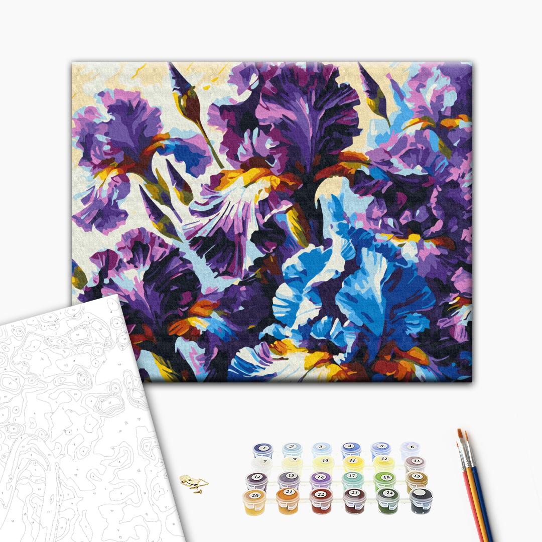 Painting by numbers Fragrant irises © Oleg Loburak (BS54158)