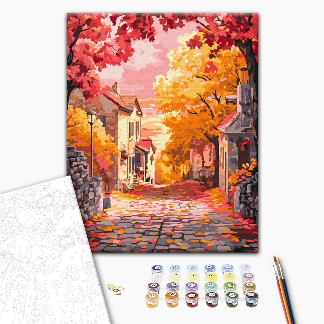 Painting by numbers Autumn sunset (BS54177)