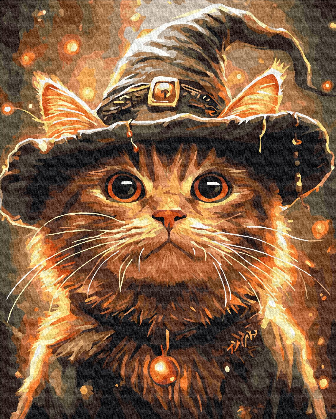 Painting by numbers Kitty mage (BS54184)