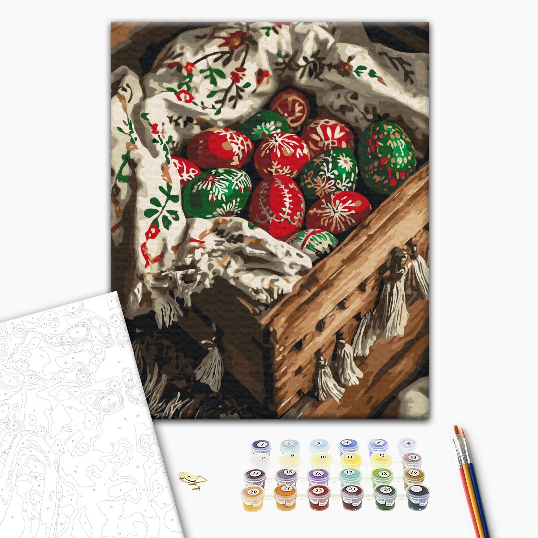 Painting by numbers Festive Easter eggs (BS54295)