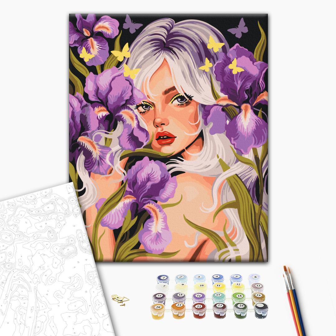 Painting by numbers Flower molfar © Polina Skurykhina (BS54320)