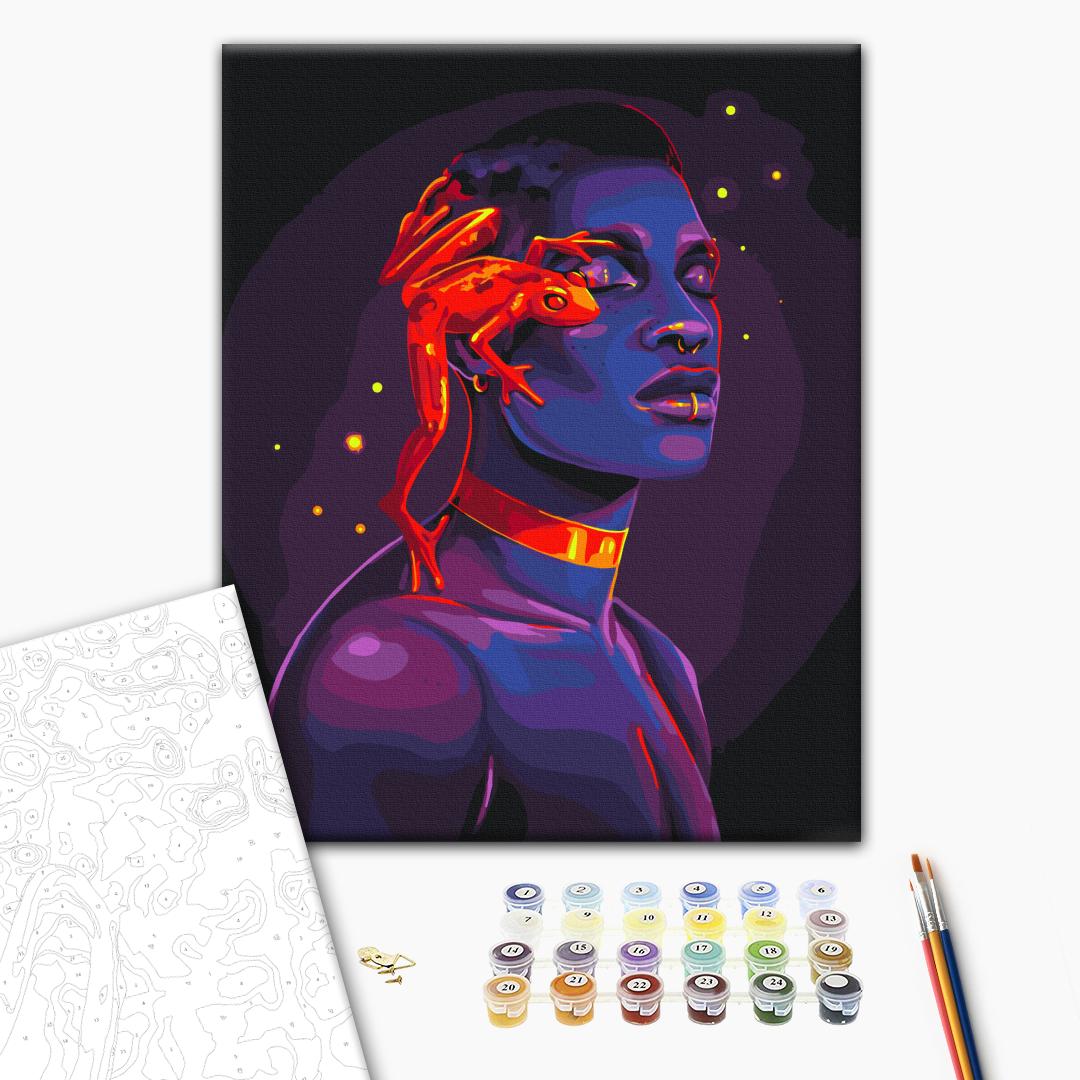 Painting by numbers Neon friend © Solomiya Kovalchuk (BS54463)