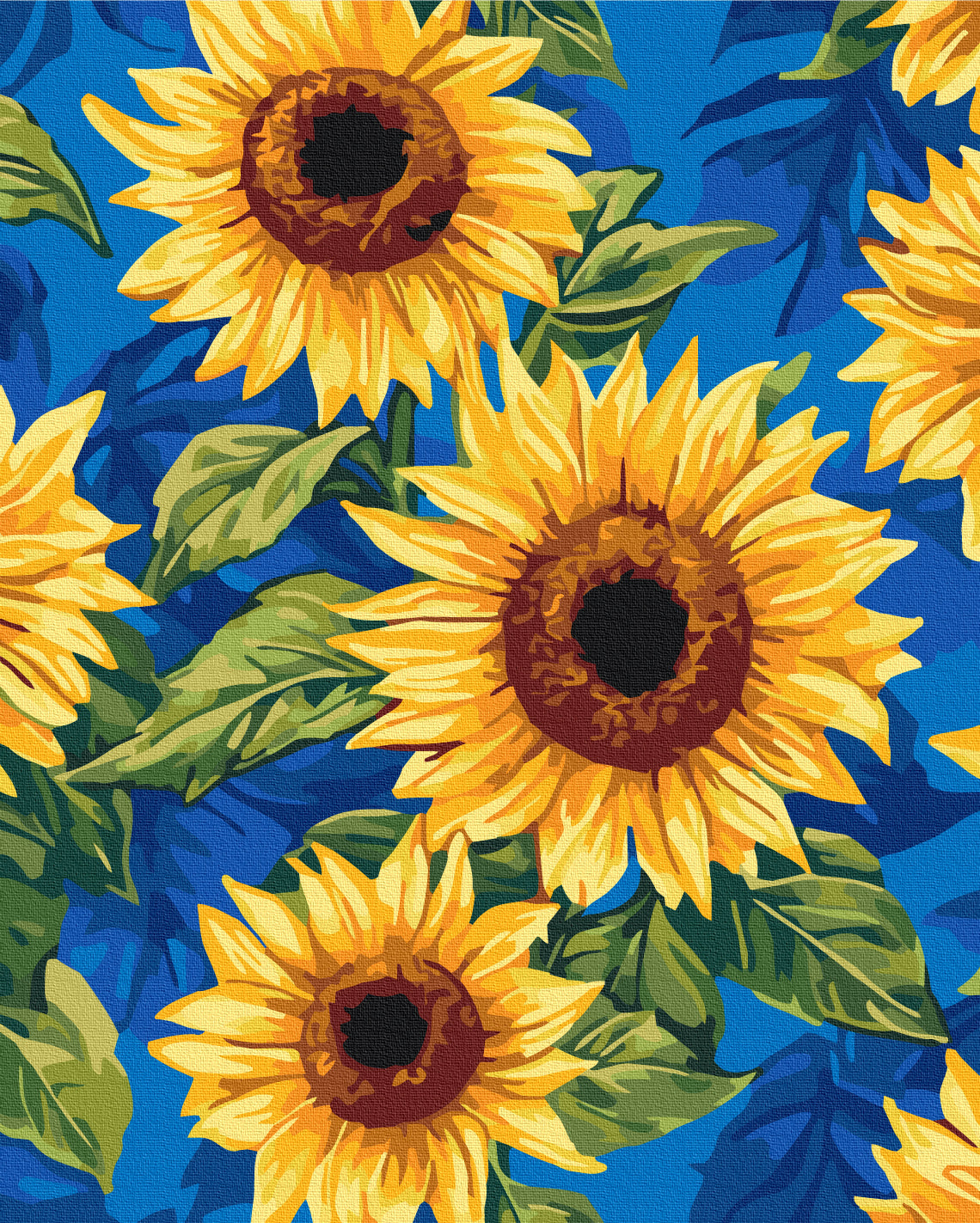 Painting by numbers Blooming sunflowers (BS54375)