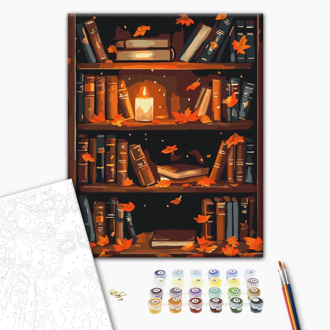 Painting by numbers Autumn shelf (BS54373)