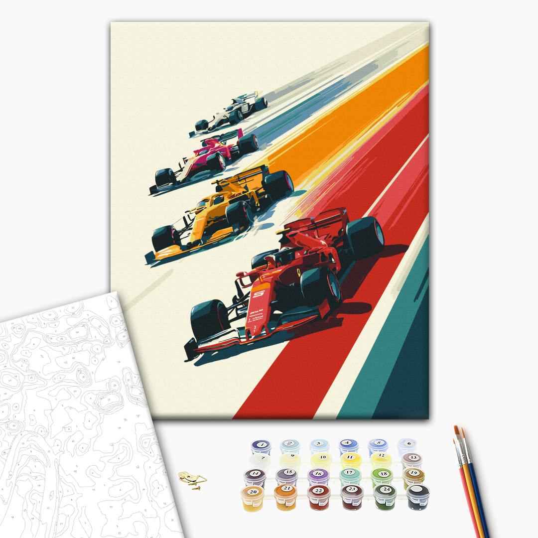 Painting by numbers The pursuit of victory (BS54510)