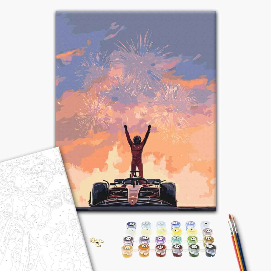 Painting by numbers Red Leader (BS54512)